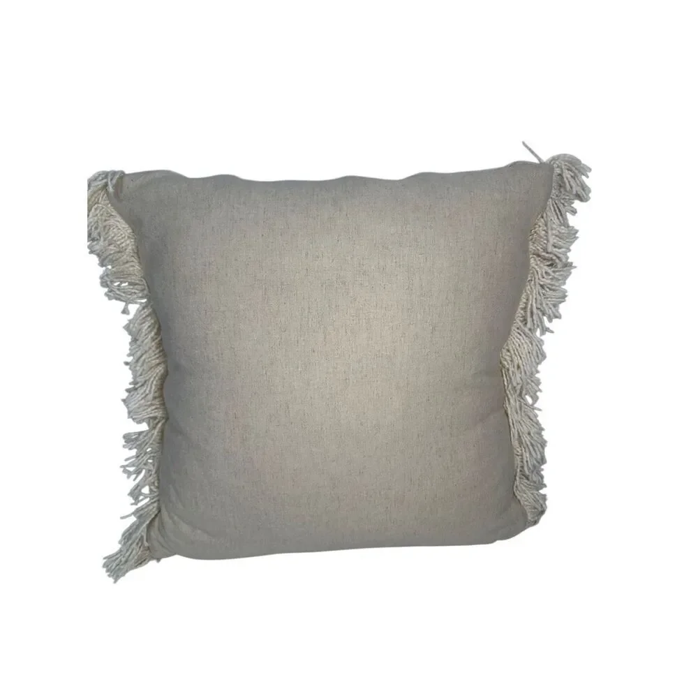 Studio McGee cream decorative 20”x20” throw pillow.  #M-1879